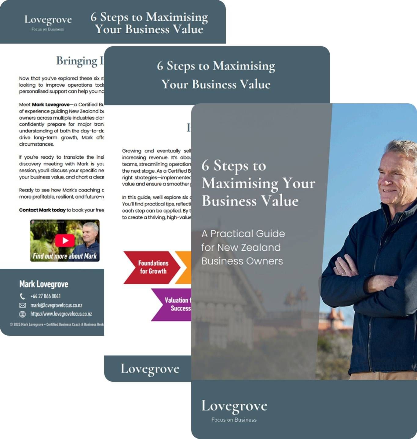 free guide on 6 steps to maximise your business value