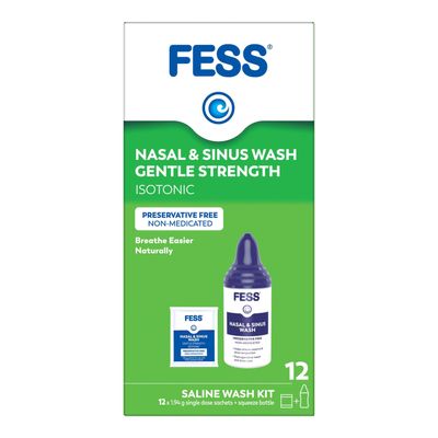 Fess Nasal &amp; Sinus Wash Kit 12 Sachets