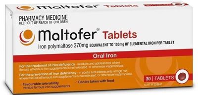 Maltofer 370MG Iron 30 tablets