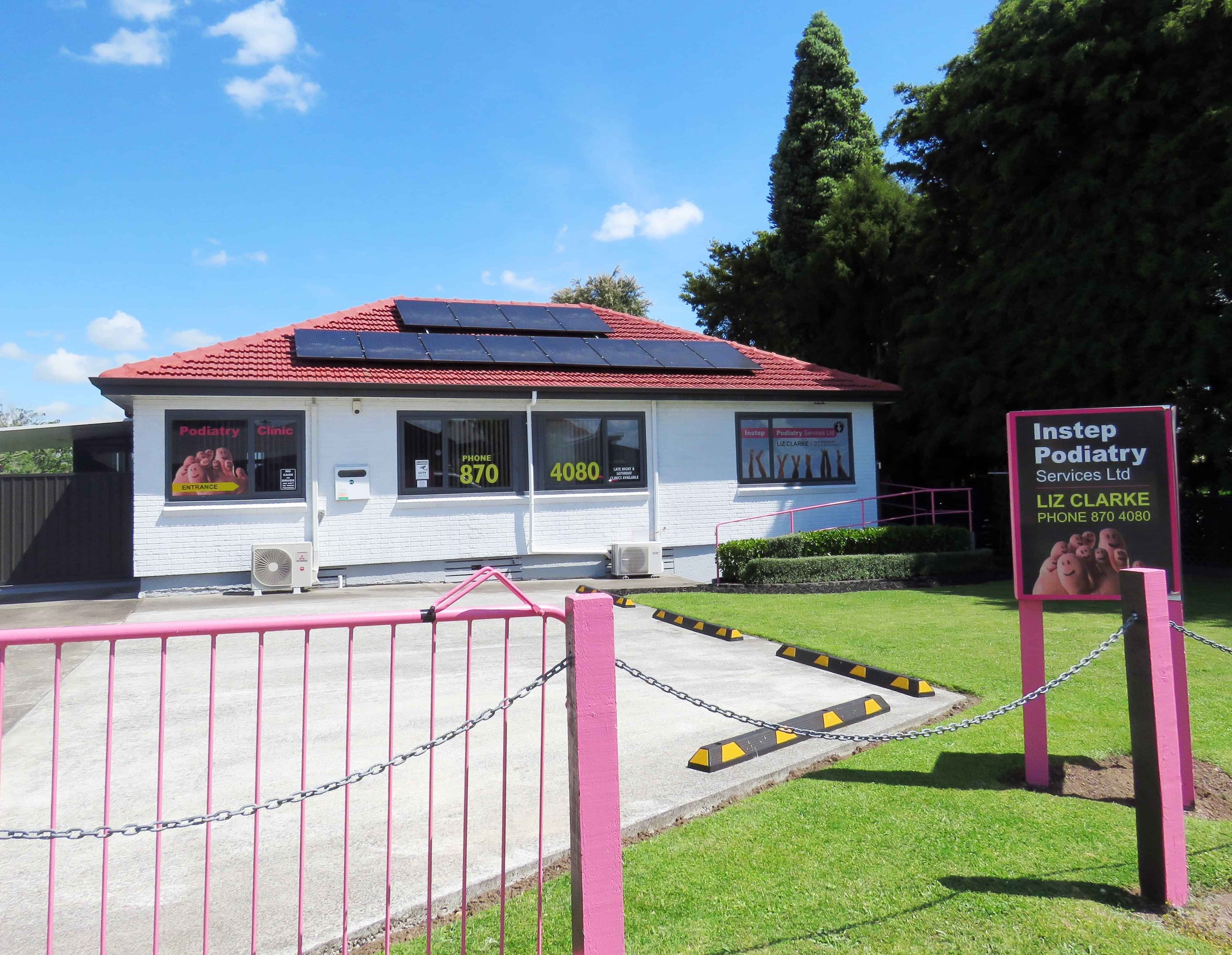 Image of Instep Podiatry clinic on Cambridge Road, Te Awamutu.