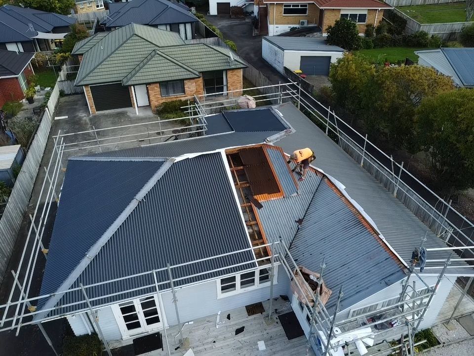 Reroof installation for a home in Hamilton