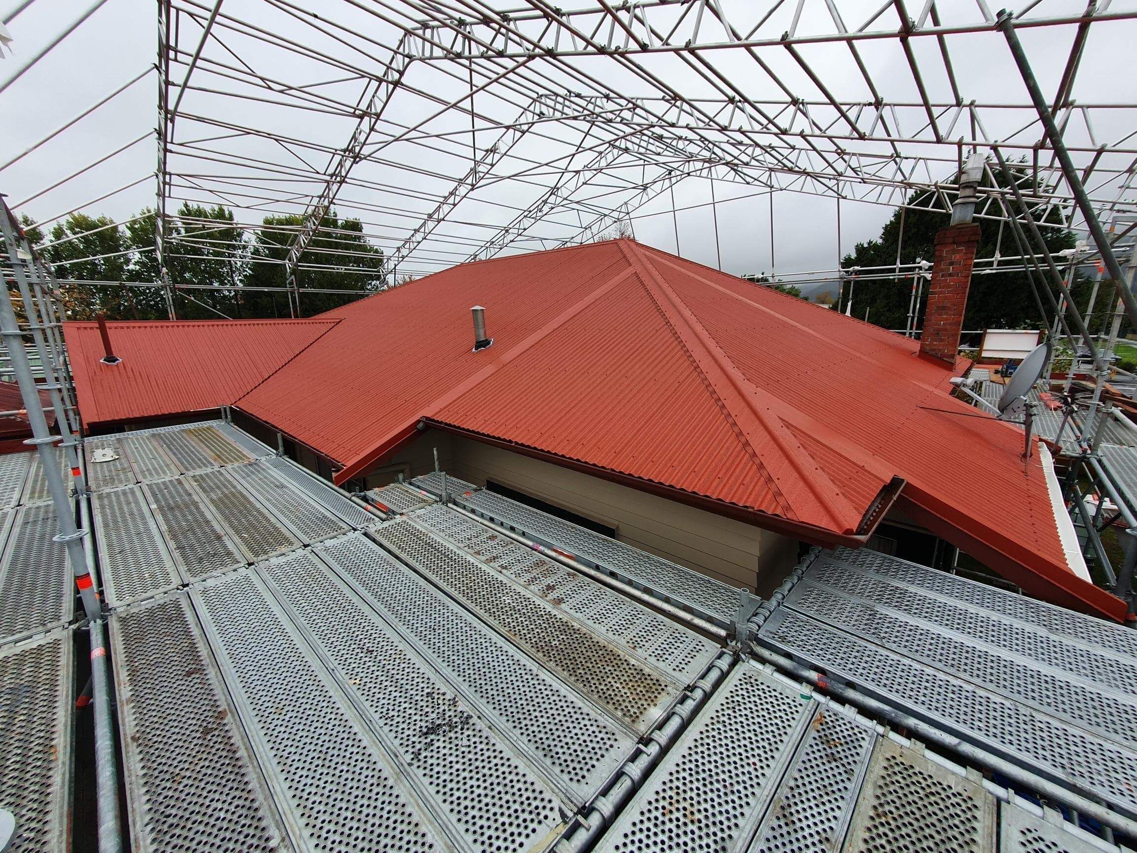 Re-roofing process for a home in Te Awamutu