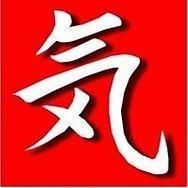Red and white martial arts logo featuring Japanese kanji – representing Kiaido Ryu Martial Arts Dojo in Taupo.