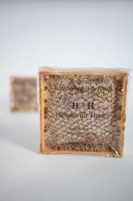 Square Raw Natural Honeycomb