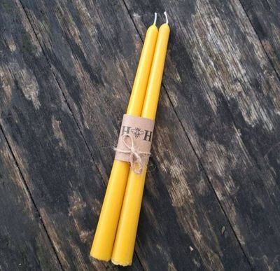 Pure Beeswax Pillar Candles