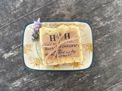 Cold Pressed Raw Honey and Lavender Soap