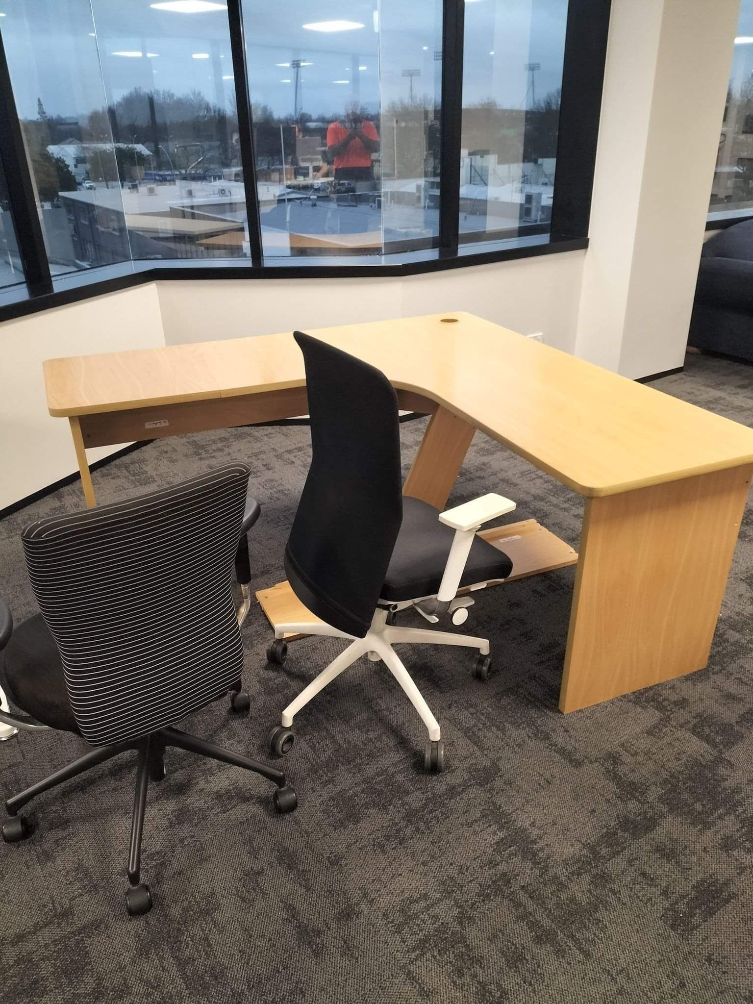 Junk furniture loaded on back of collection truck