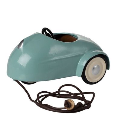 Maileg Car Mouse Light Blue 2025