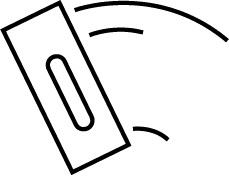 icon of a concrete trowel swiping left