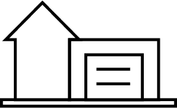 icon of a house with garage and driveway