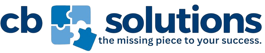 Blue CB Solutions Logo