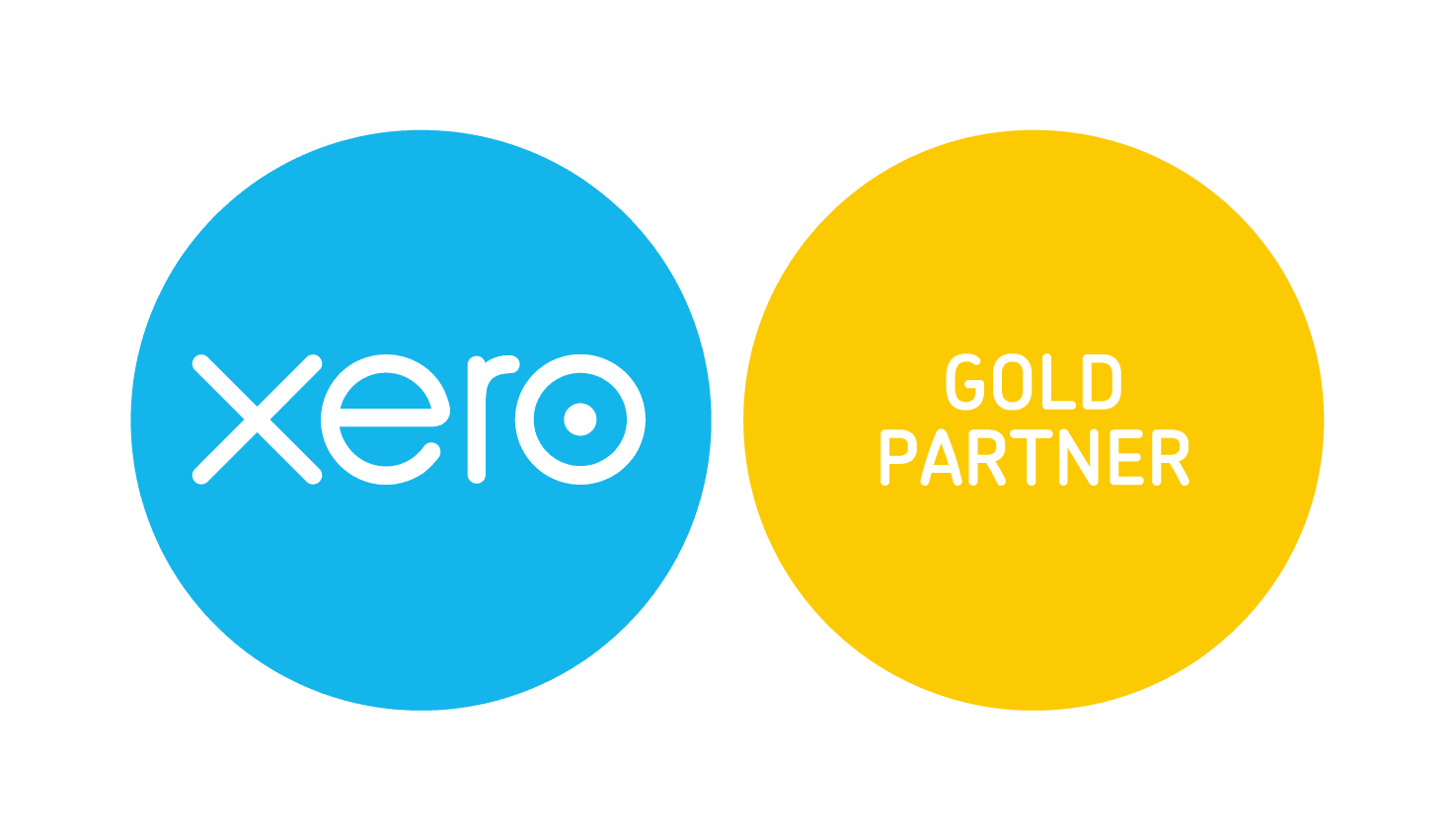 blue Xero logo, grey Xero Silver partner logo, blue Xero Certified Advisor logo