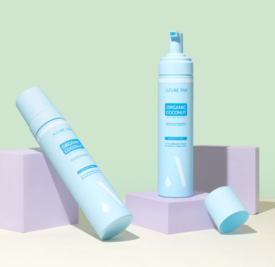 Azure Tan Self Tan Mousse - Organic Coconut - Medium to Dark
