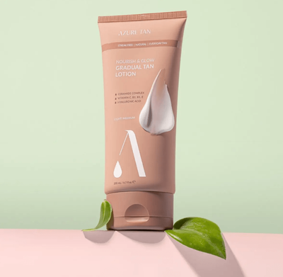 Azure Tan Nourish &amp; Glow Gradual Tan Lotion &ndash; Light/Medium