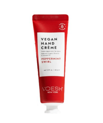 VOESH Vegan Hand Cr&egrave;me &ndash; Peppermint Swirl 45ml