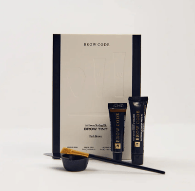 Brow code brow tint kit - dark brown