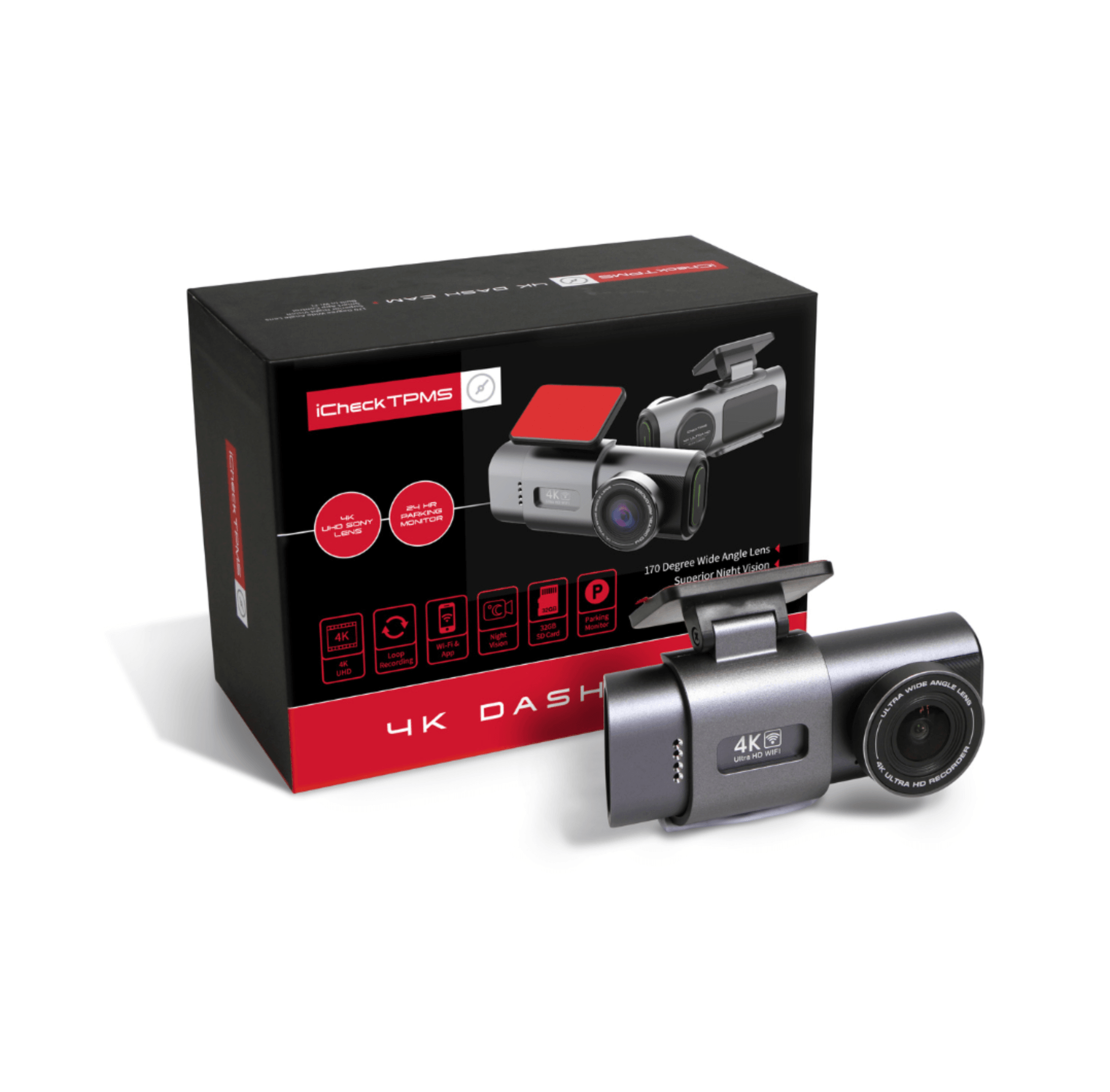 iCheck TPMS 4K Dash Camera