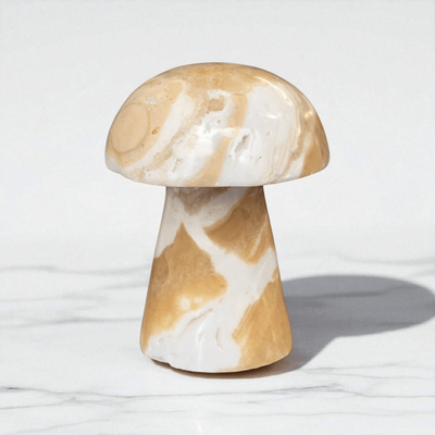 Honey Calcite Mushroom #1