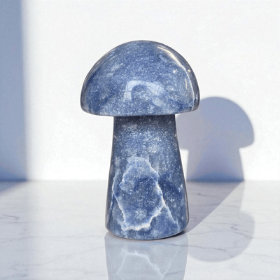 Blue Quartz Mushroom