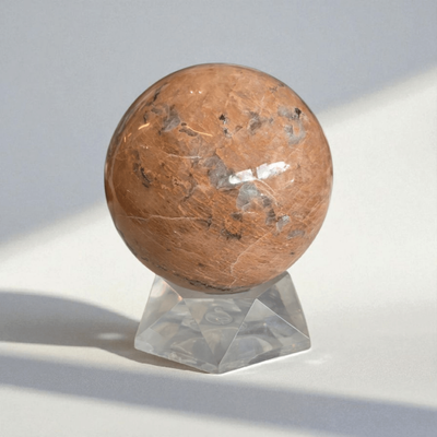 Peach Moonstone Sphere #2