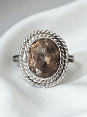 Smokey Quartz Ring ~ Size 6