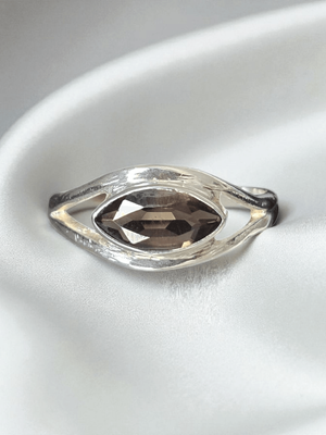 Smokey Quartz Ring ~ Size 8