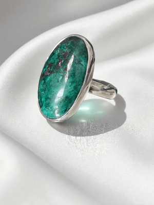 Fuchsite Ring ~ Adjustable