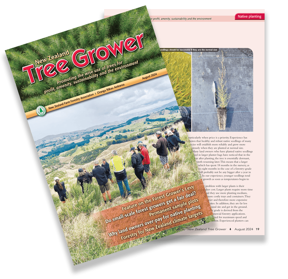 Tree Grower - August 2024 New Zealand Farm Forestry magazine