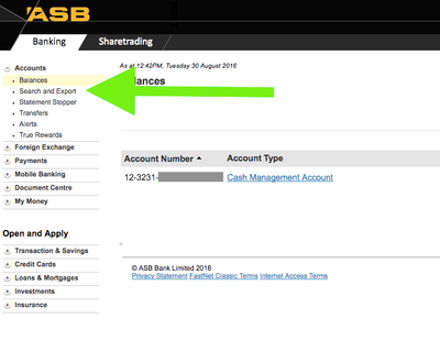 Download a CSV from ASB | Robertson Bixley