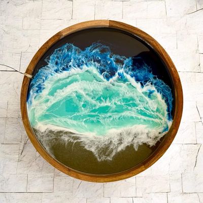 Wooden Round Tray