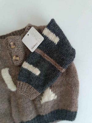 Handknitted sweater (6-12m)