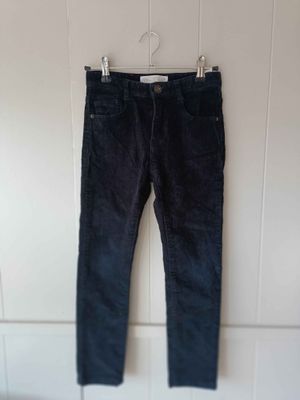 Zara boys Black corduroy pants (7)