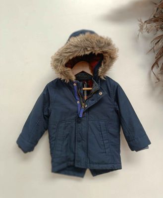 Furr lined hooded