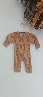 BABU baby bear footless onesie (Newborn)