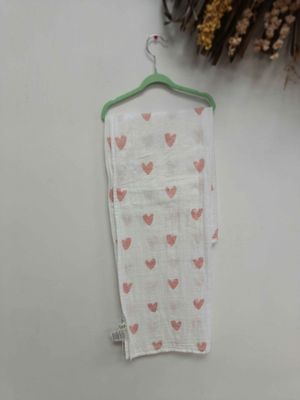 BABU heart muslin wrap