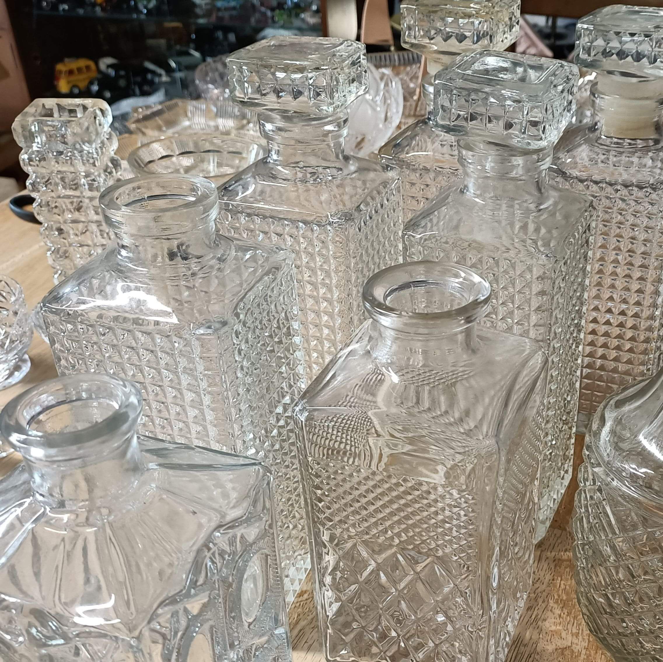 vintage crystal decanters