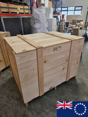 Shipping Auckland to Rarotonga (includes crate &amp; home delivery) 1.9m3 External // 1.4m3 Internal