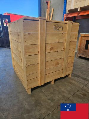 Shipping Christchurch to Apia (includes crate &amp; home delivery) 1.6m3 External // 1.0m3 Internal
