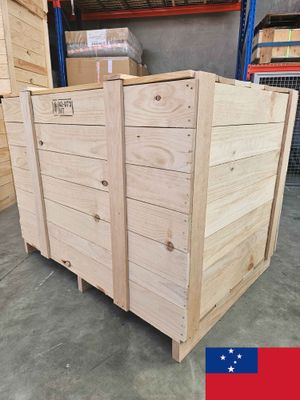 Shipping Christchurch to Apia (includes crate &amp; home delivery) 1.9m3 External // 1.4m3 Internal