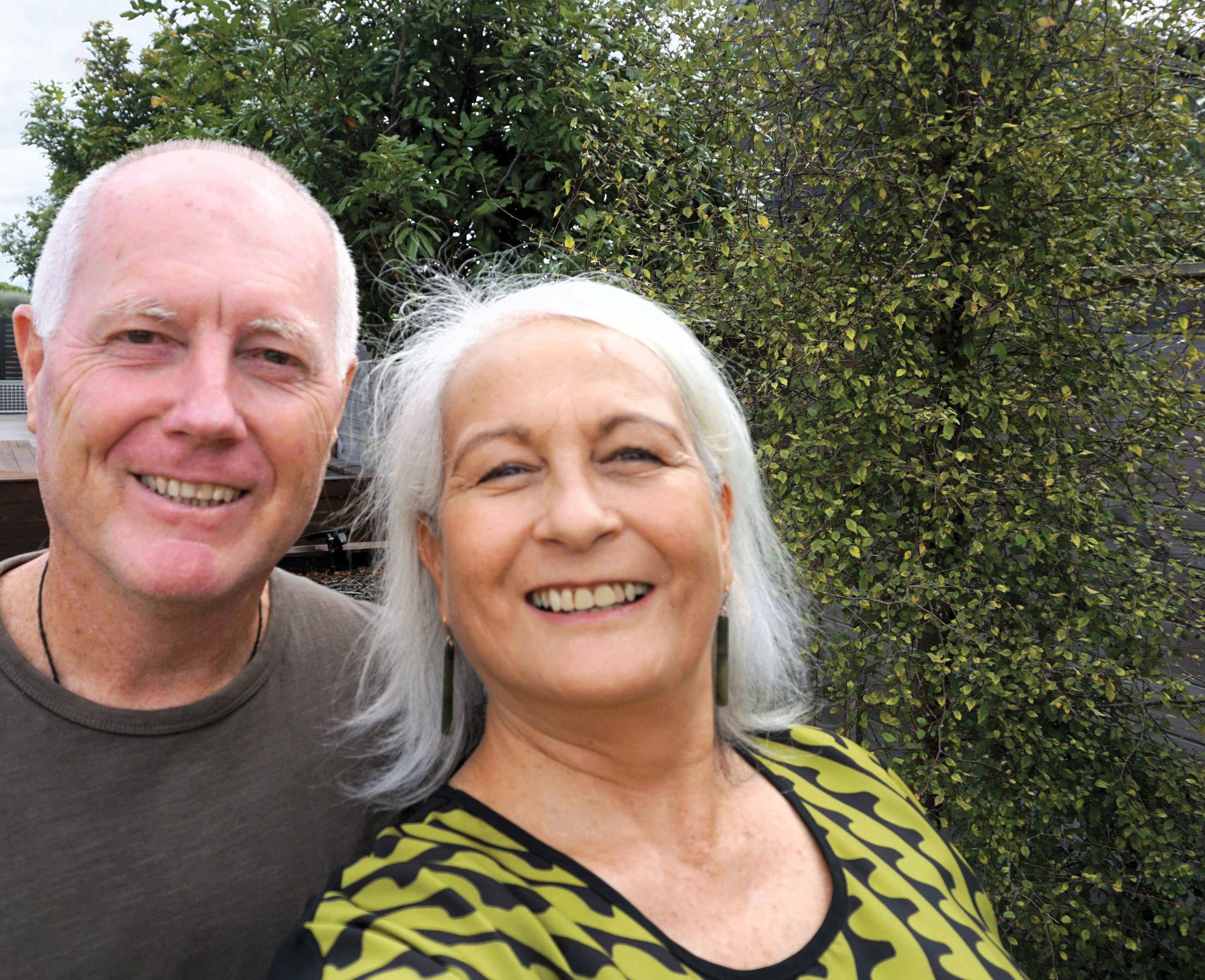 Image of your hosts, Wayne & Mereana at Titoki House in Cambridge. Luxury Bed & breakfast accommodation. New Zealand.
