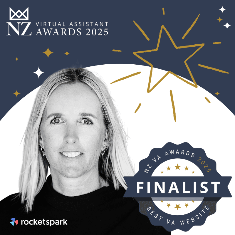 NZ Virtual Assistant Network of New Zealand Finalist New Website Award