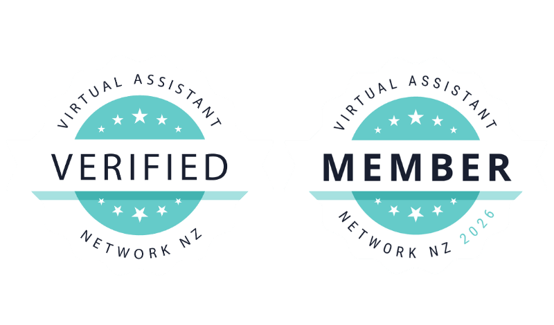 Virtual Assistant Network NZ Verified Member Badges for 2026, member since October 2024