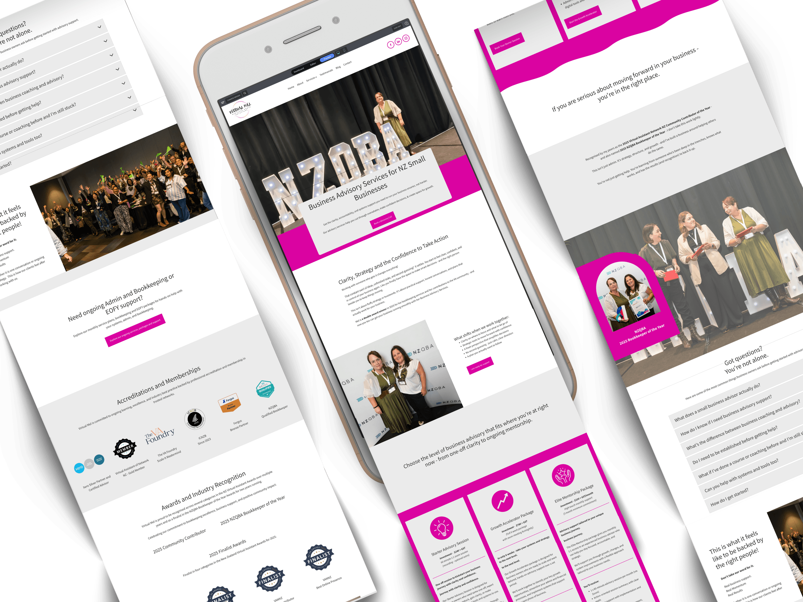 Virtual Mel Business Admin Support Rocketspark Website Design