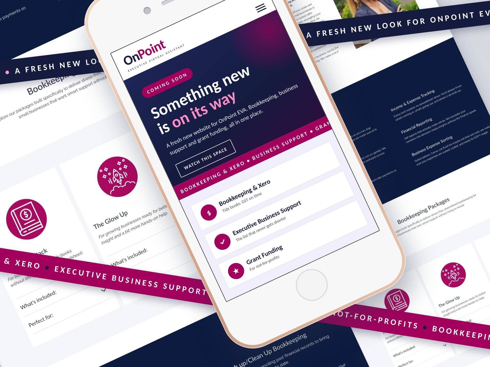 OnPoint EVA  Rocketspark Website SEO and Content Refresh