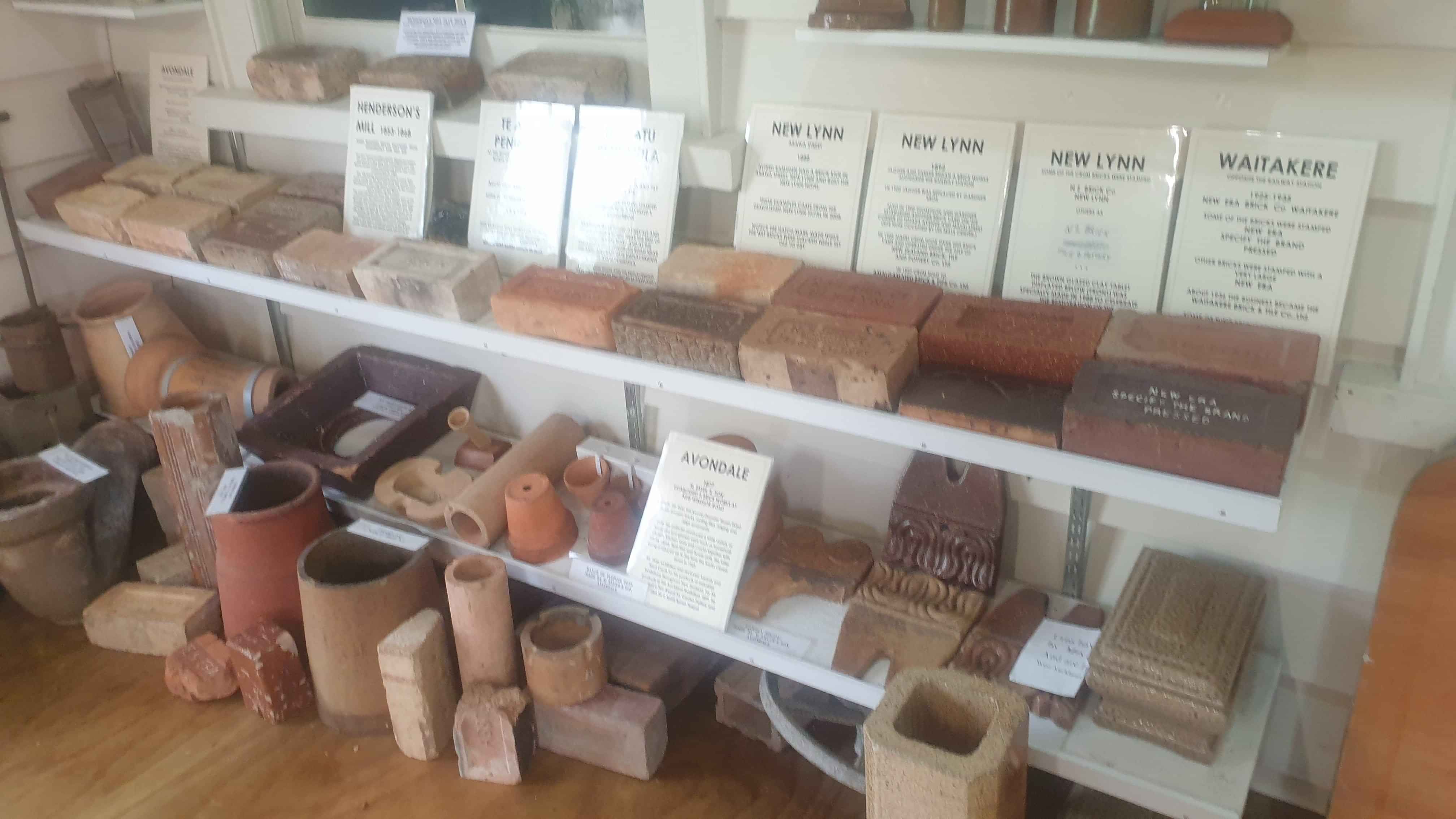 A display of brickworks