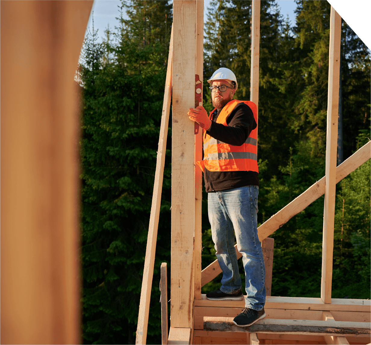 Construction worker on site