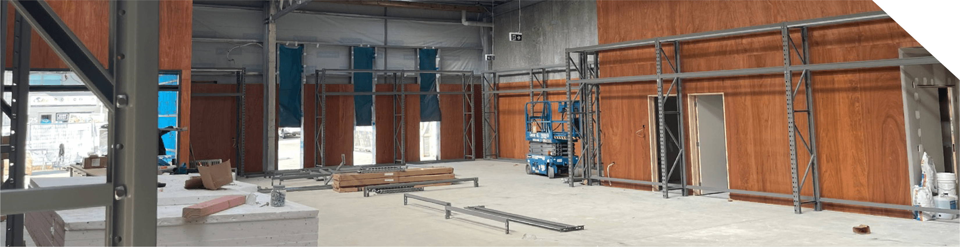 A building in construction