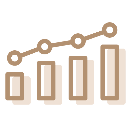 A graph icon