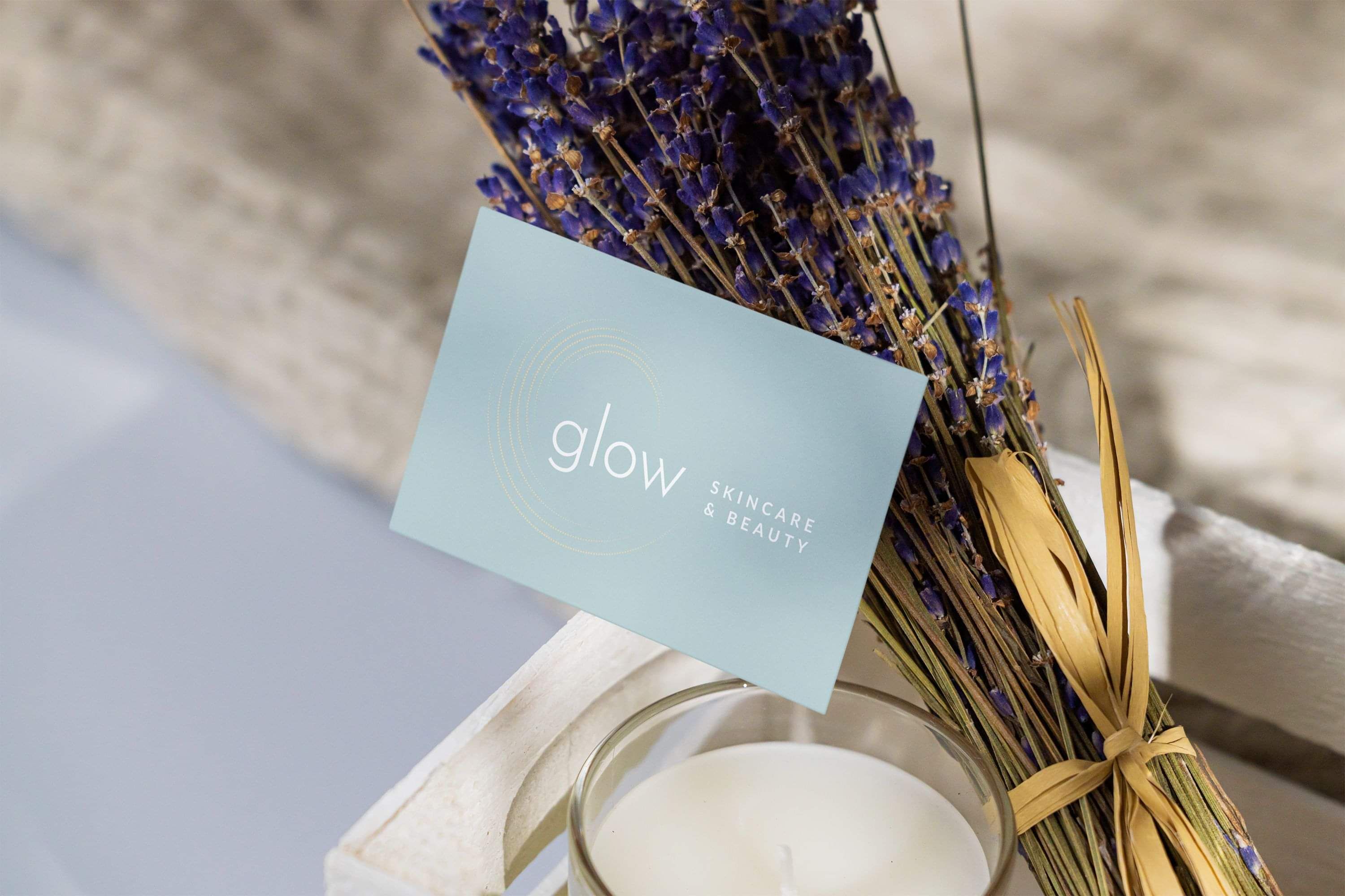 Glow Skincare & Beauty Brand Design | Wedding Graphic Design Tauranga