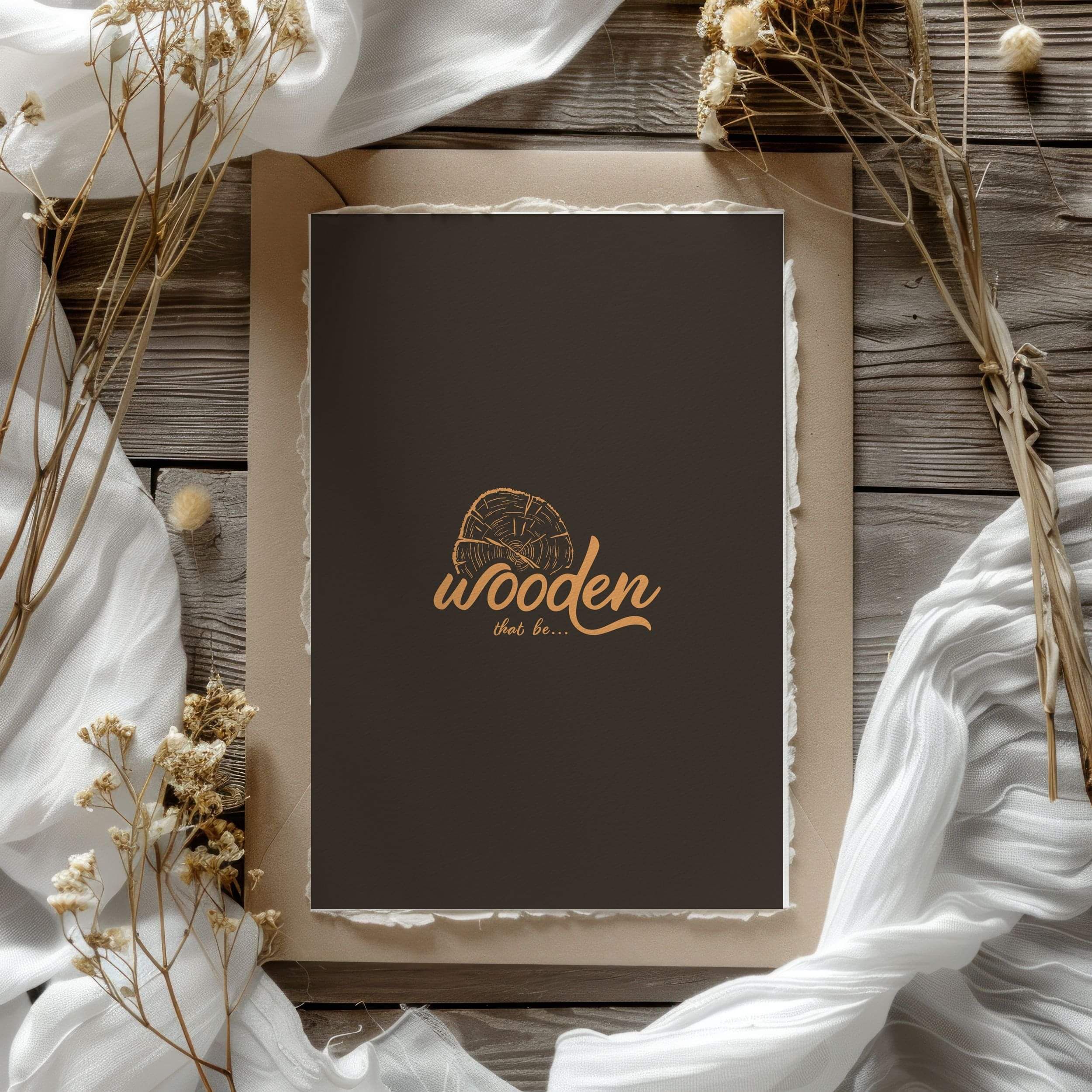 Wooden That Be Logo Design | Wedding Logo Design Tauranga
